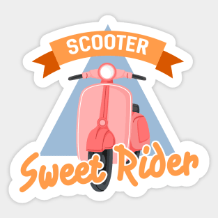 Scooter Sweet Rider Sticker